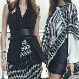 NWOT BCBGMAXAZRIA Jayde Knit Poncho Sweater